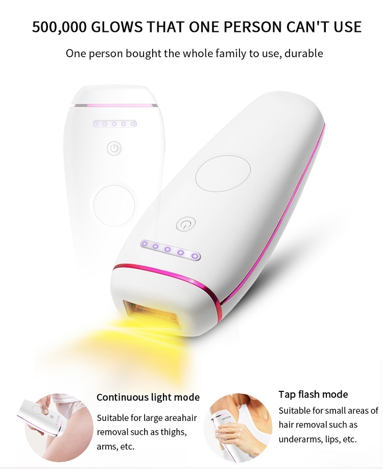Hair Laser Removal Mini IPL Hair Remover Device At Home Use