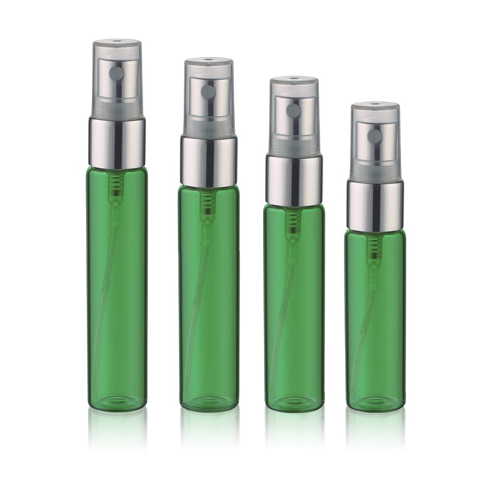 8ml 10ml 12ml 15ml small green fancy luxury cosmetics perfume spray pump glass bottle packaging 