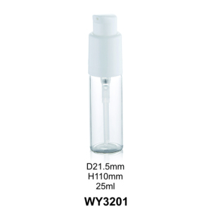 Winpack High Quality Cosmetic Glass Tube Bottle Pump Perfume Package 
