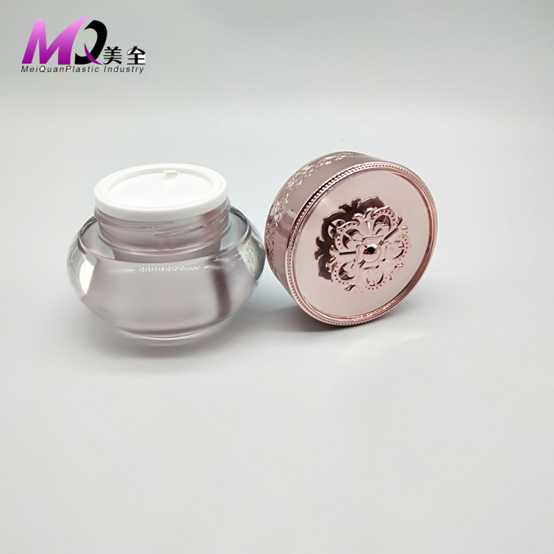 Luxury fashion acrylic jar 15g 30g 50g moisturizing Face cream Jar 