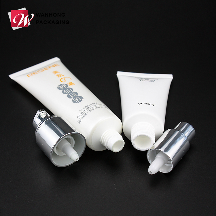 High Quality 50ml Cosmetic Cream Plastic Airless Pump Tube 