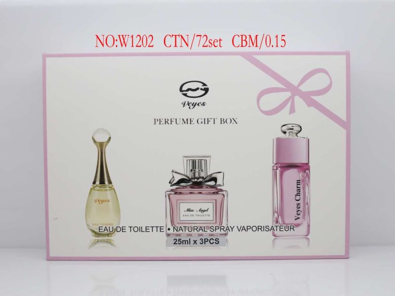 Wholesale high quality 25ml gift set perfume
