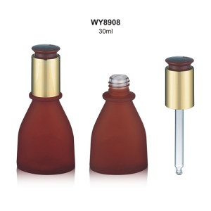amber unique glass dropper bottle 30ml and essential oil glass dropper container 