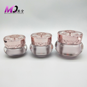 Luxury fashion acrylic jar 15g 30g 50g moisturizing Face cream Jar 