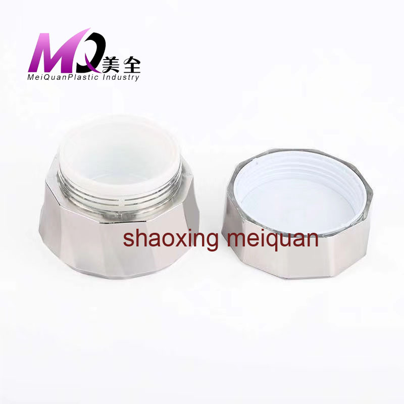 Zhejiang manufacturer Metallic acrylic jar and bottles