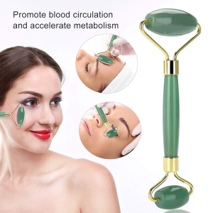 Natural Green Jade Facial Massager Aventurine Jade Roller