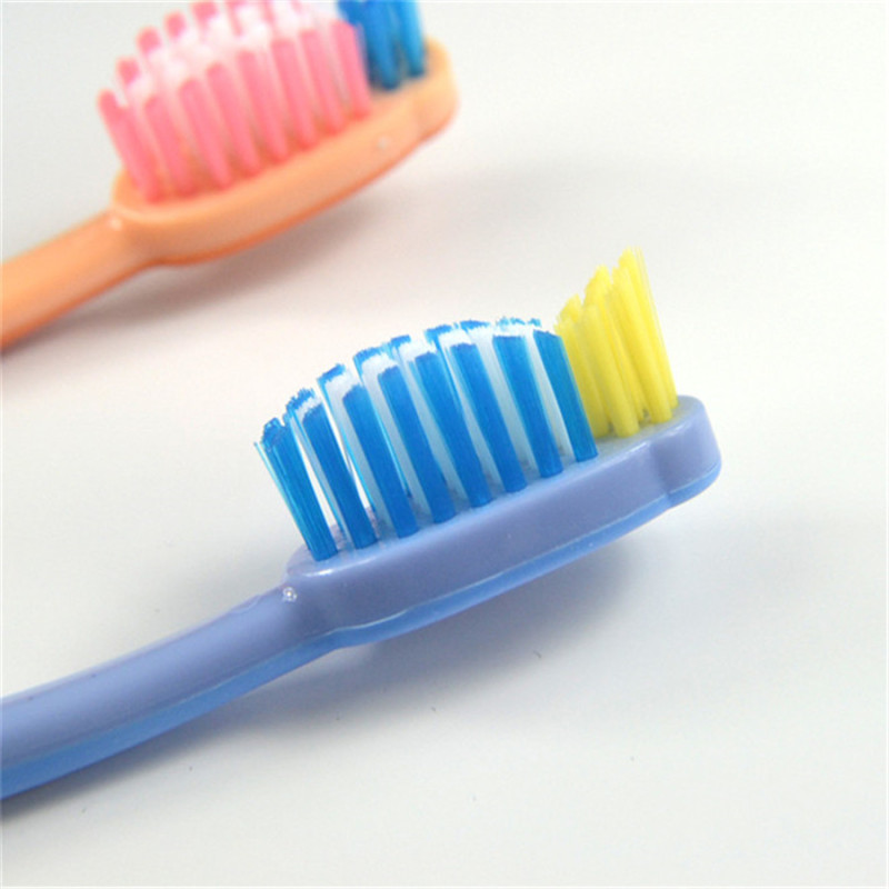 Popular home use cheap OEM PBT bristle adult plastic toothbrush 
