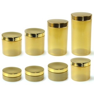 30ml-1000ml High Quality Multiple Use Cylinder Plastic PET Cosmetic Packaging Cream Jar