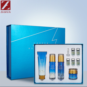 ZuoFun Blue  Pure  Glowing Skin Care 6pcs  gift set