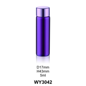 1ml 3ml 5ml 8ml gold purple color mini vial essential oil bottle set 