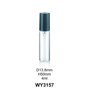 transparent cosmetic bottle popular sale 2.5ml 4ml 5ml perfume spray bottle 