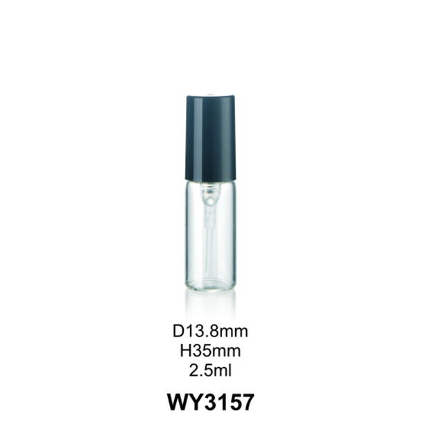 transparent cosmetic bottle popular sale 2.5ml 4ml 5ml perfume spray bottle 