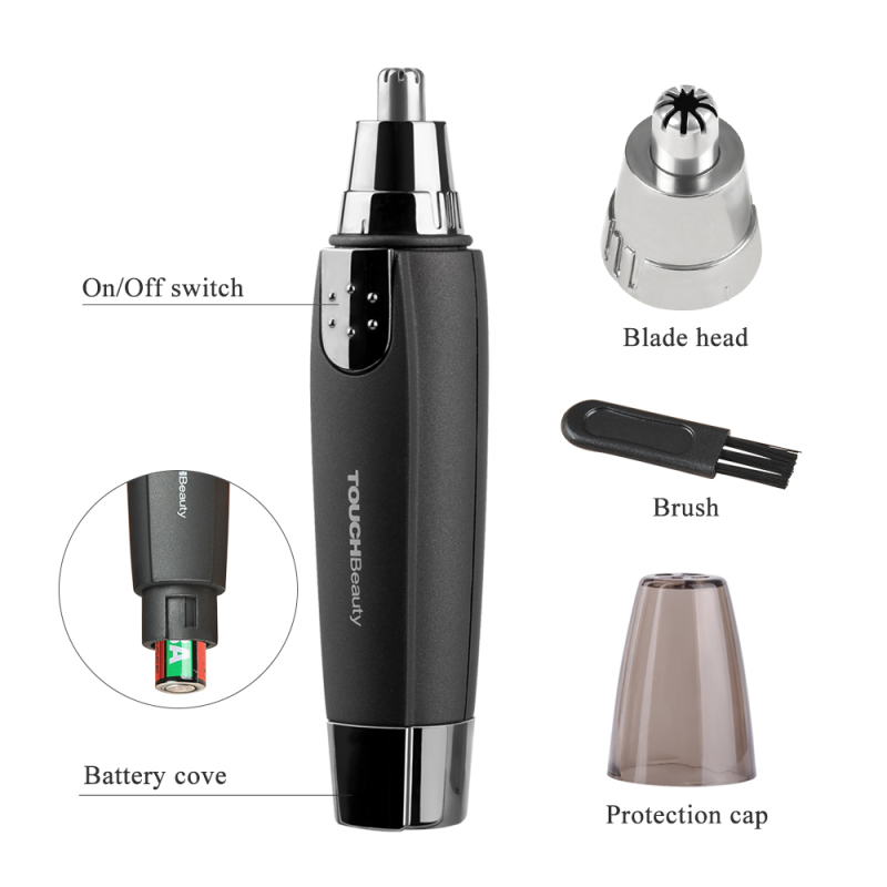 TOUCHBeauty electric nose hair trimmer for man portable nose trimmer