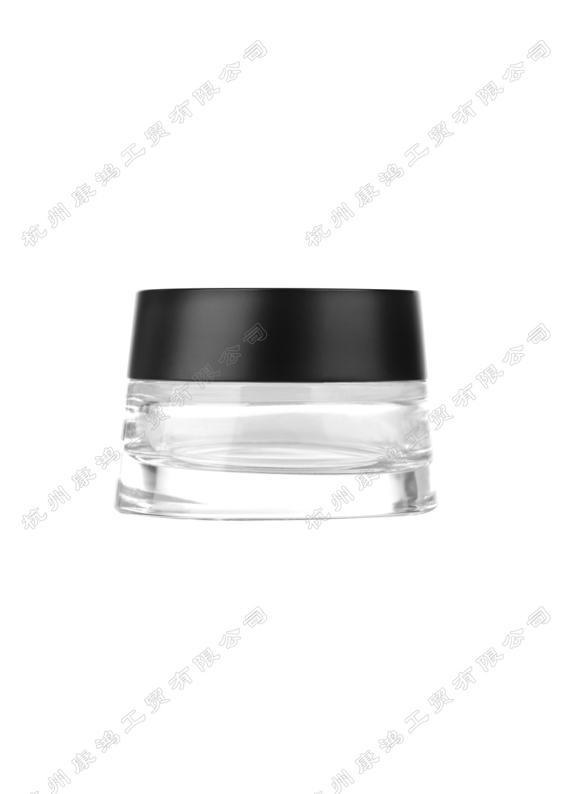 glass cream jar