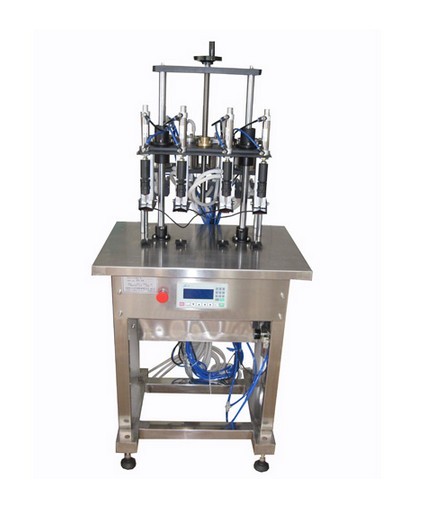4 Nozzle Semi-automatic Pneumatic Perfume Filling Machine