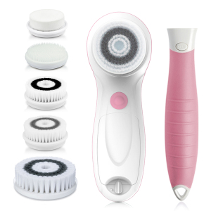TOUCHBeauty Rotating Face & Body Deep Cleansing Brush with 2 Spin Head, Waterproof Bathing Brush Skin Care Set