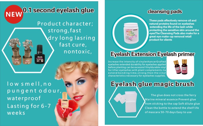 Nano eyelash extension glue 