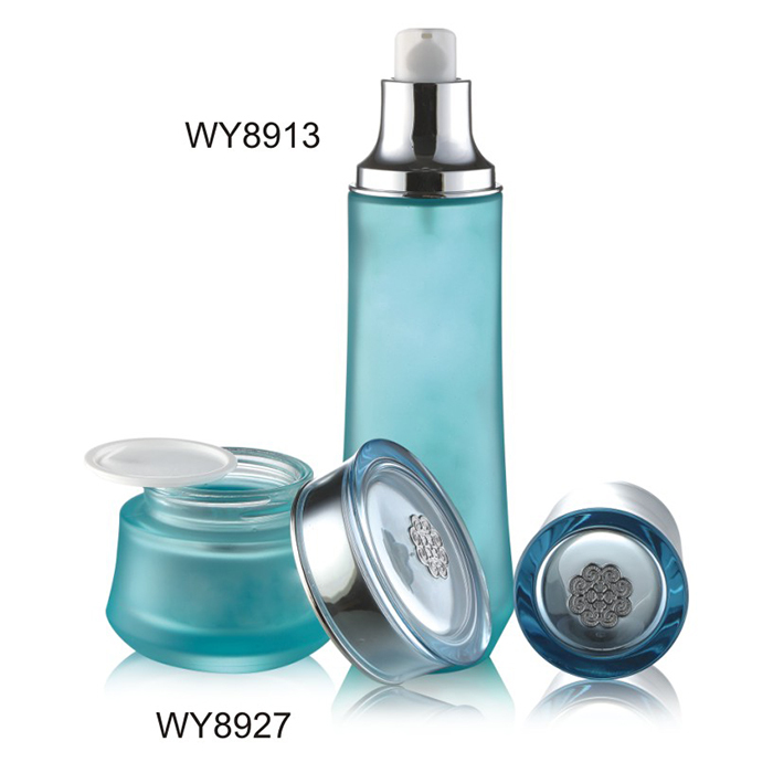 High quality 30g 50g glass jars for cosmetic cream 