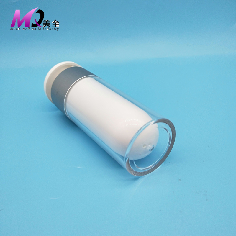 30ml Special airless bottle double wall acrylic serum bottle 