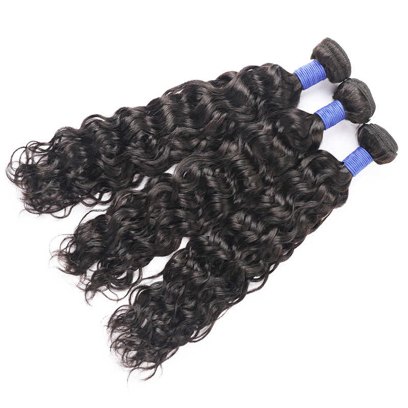8A/9A/10A Grade Brazilian Water Wave Hair Human Hair Wholesale Human Hair Water Wave Bundles With Closure Vast 