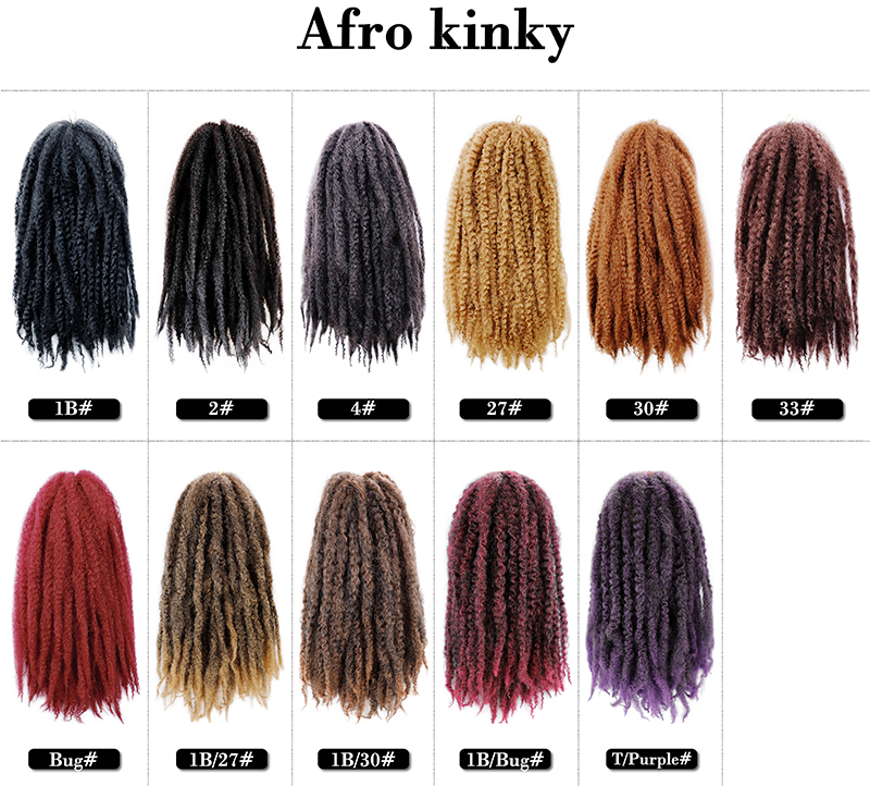 Afro Kinky Crochet Braid Hair