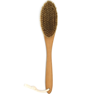 Long handle Dry Body Brush 100% Natural Boar Bristle