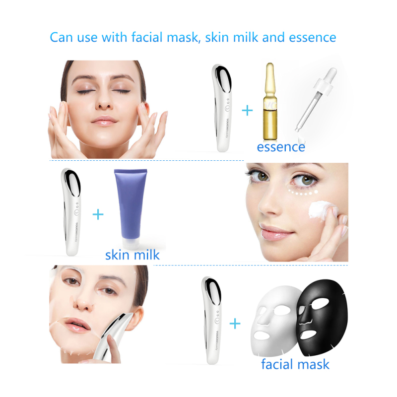 TOUCHBeauty facial massager cream booster home-use blackhead remover electric skin scrubber