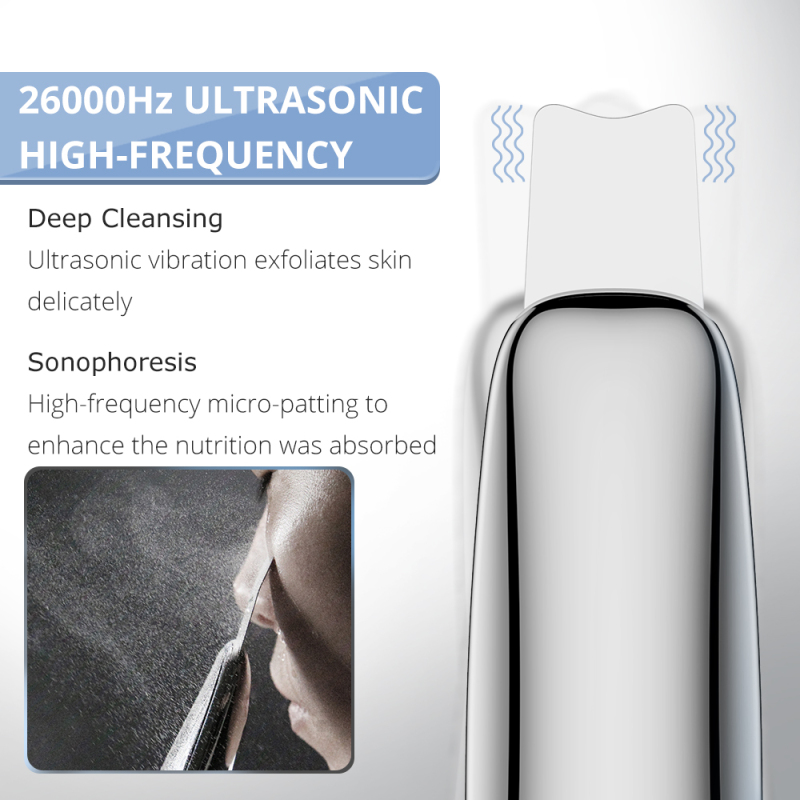 TOUCHBeauty Ultrasonic facial skin scrubber blackheads beauty device dead skin remover