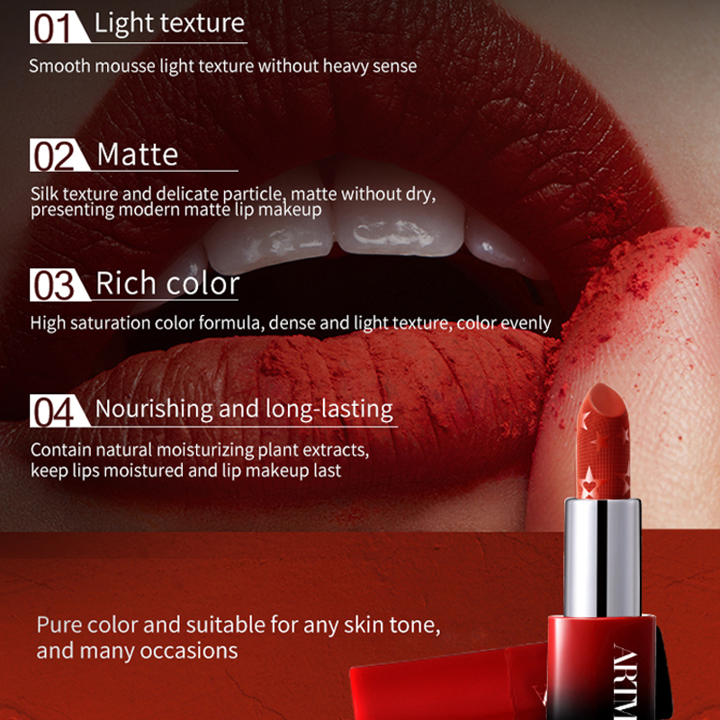 Star Lover matte Lipstick(Carving series)