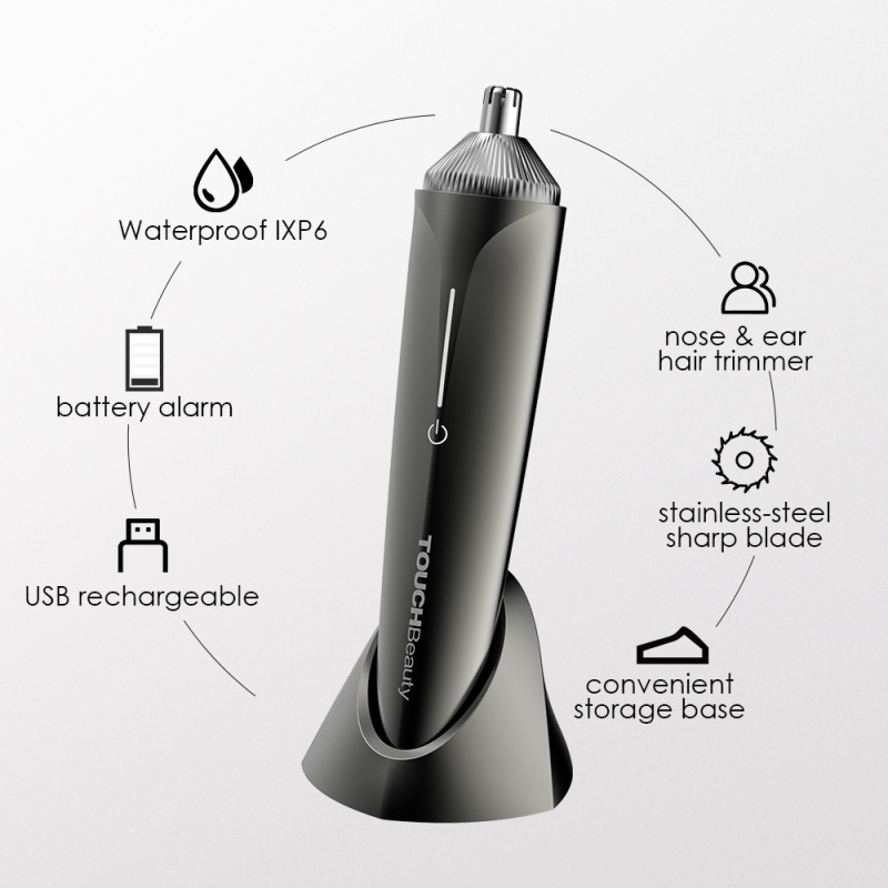 TOUCHBeauty electric nose hair trimmer for man waterproof nose trimmer
