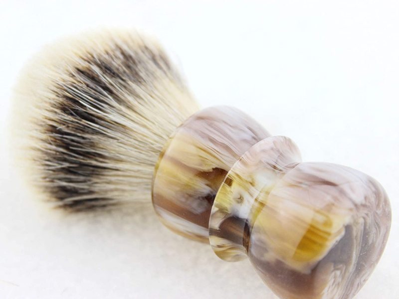 FS-BE20-FH58, Best Badger Shaving Brush with Faux Horn Handle, Knot 20mm