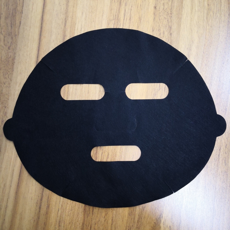 Black Lyocell Face Mask Sheet