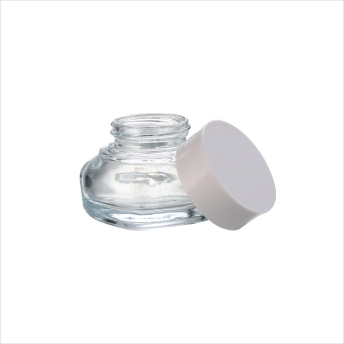 Winpack Beautiful Clear Cosmetic Cream Jar Glass Skin Care Make Up Package