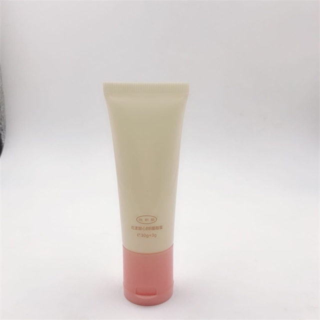 30ml.Round plastic tube with mirror for cosmetis foundation