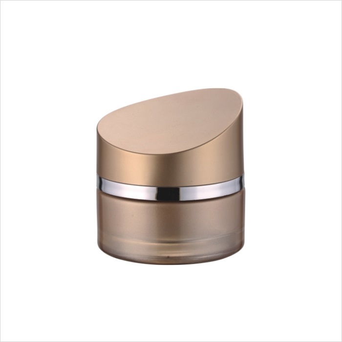 Winpack Customized High Quality Cream Jar 50 Shiny Metal Aluminum Collar 
