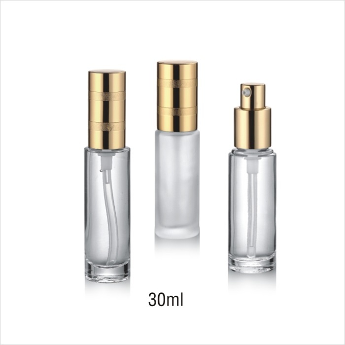custom white color body lotion glass bottle with gold cap for skincare 100ml 120ml 200ml 