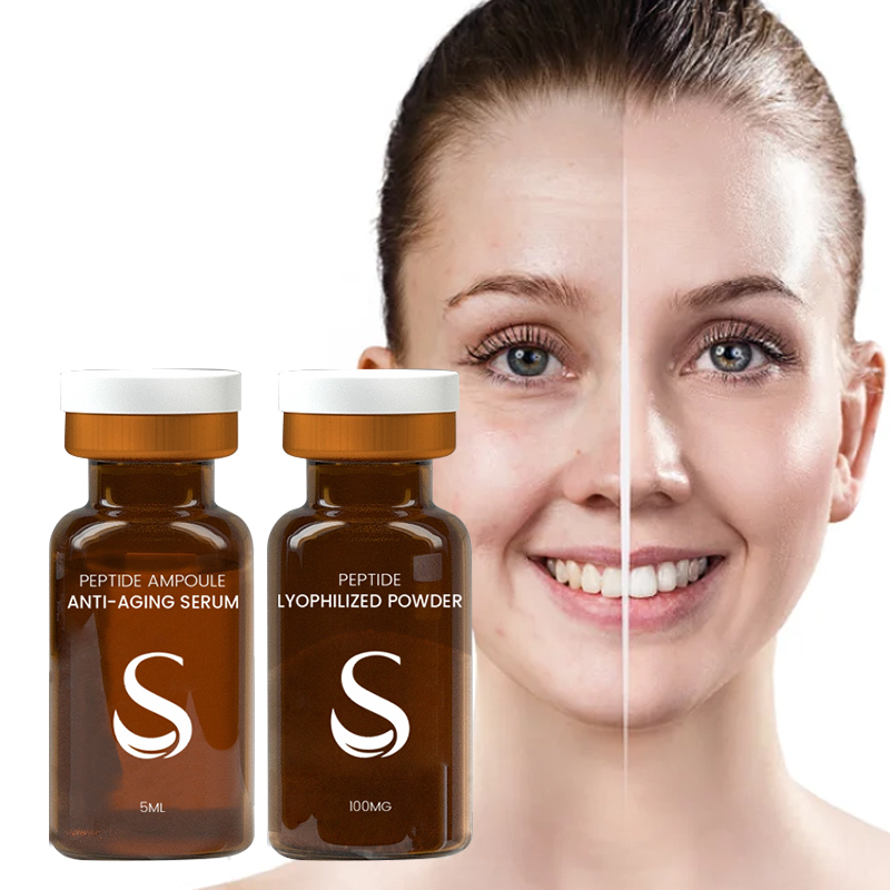 Stem Cells Repairing Facial Anti Aging Wrinkle Freeze Dried Powder Mesotherapy Peptide Face Ampoule Serum