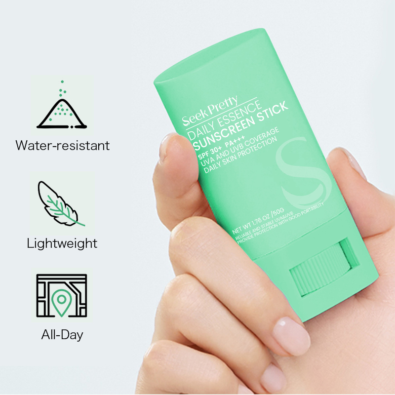 Moisturizing Whitening Calming Waterproof Uv Protecting SPF 50 Face Sunscreen Stick
