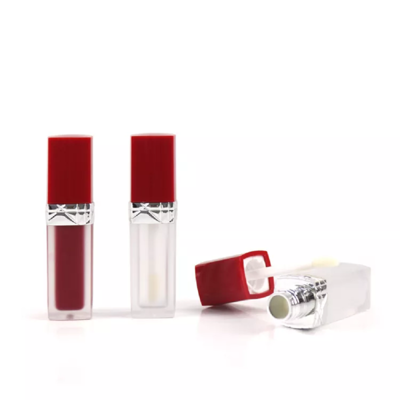 Fashion 5ML Natural Organic Vegan Glossy Glitter Matte Nude Lip Shiner Fruit Lip Gloss With Private Label