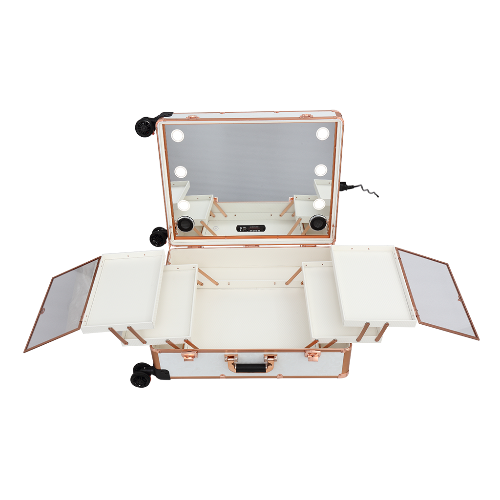 Professional Makeup Case with Lights and Bluetooth (LC015)