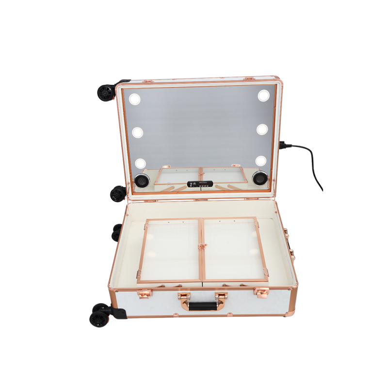 Professional Makeup Case with Lights and Bluetooth (LC015)