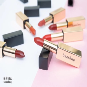 luxury colour pop metallic pigment ladies mineral lipstick