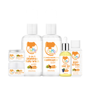 CURLYMOMMY private label Kids hair care set 
