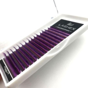 OEM Service Individual colored C curl 0.07mm 0.10mm bottom Lashes Ombre Colored Eyelash Extensions