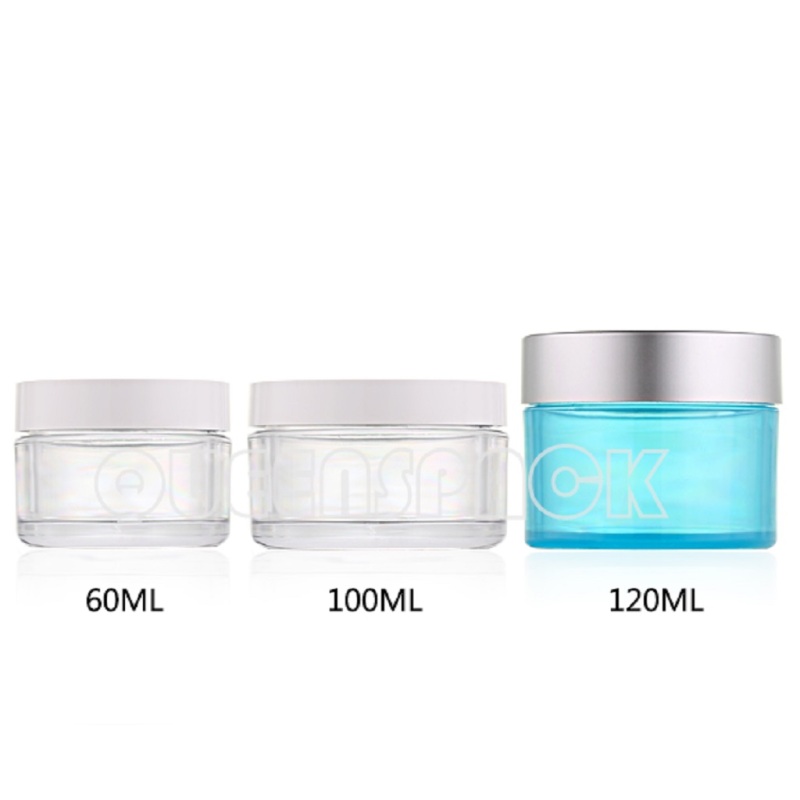 Factory Wholesale Custom Different Size Cosmetic Plastic Cream Jar Trial Pack 5ml Cream Jar 