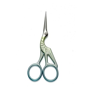 SH-SS0062 Stainless Steel Vintage Classic Embroidery Scissors Nail Art Stork Crane Bird Scissors Cutters Tools