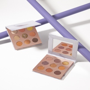 DUODUO high quality 9-18 shades eyeshadow palette high pigment long lasting  private label cosmetic make up eye shadow palette 