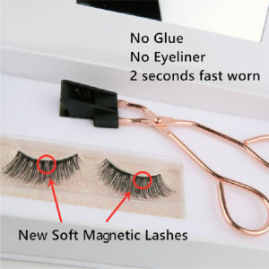 Soft quantum magnet lashes