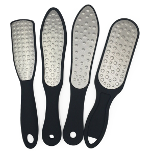High Quality Professional Foot File Double Sided Metal Handle Pedicure Sandpaper Foot Files Nail Art Tool 