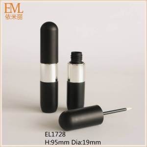 Middle ring metallized silver blowing eyeliner tube EL1728